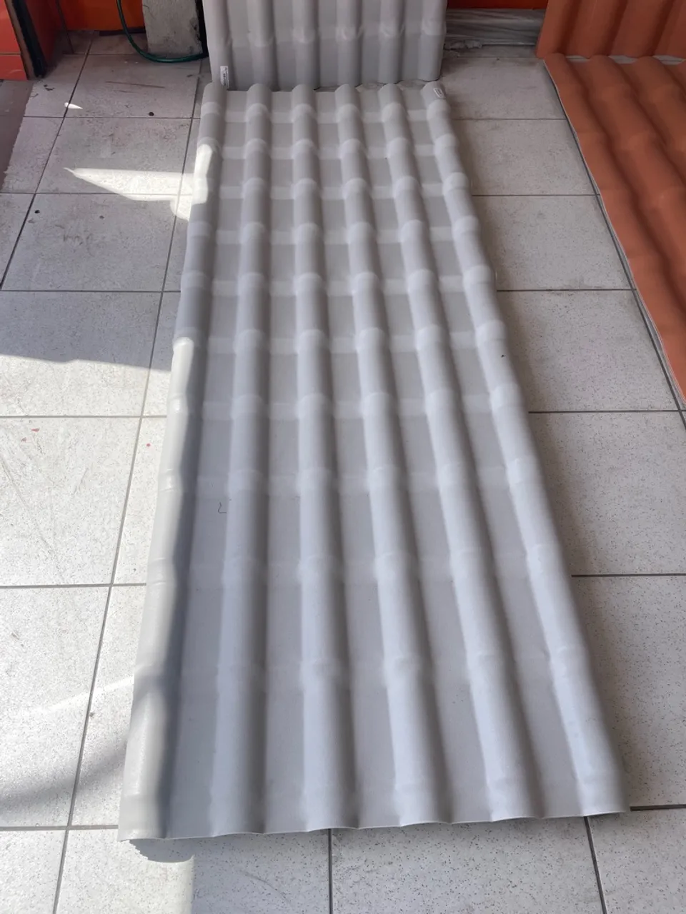 Telha de PVC Cinza modelo PLAN - Nova