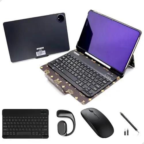 Tablet Atouch S- Tab 9 4GB+ 128GB com teclado, mouse e caneta e película (completo)