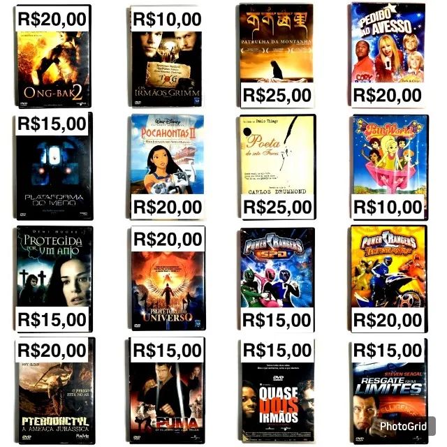 DVDs Originais - Itens de Locadora - PARTE 2