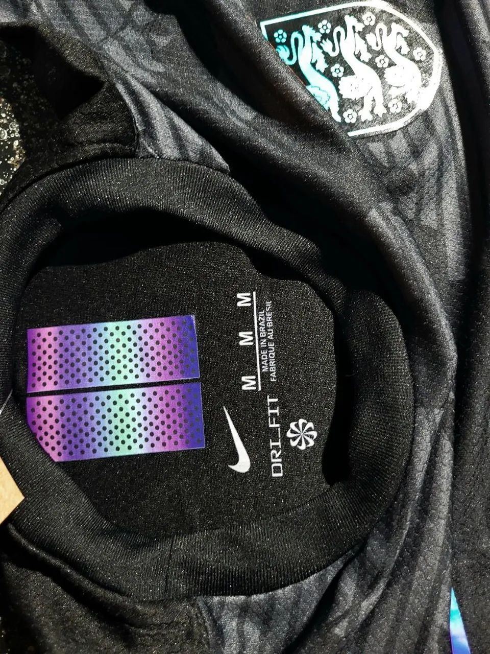 Camiseta Inglaterra Nike 2022 - M - Preta - Foto 3