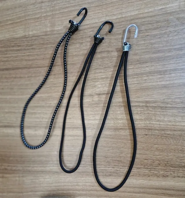Elasticos para lonas 35cm com gancho com 50 unidades