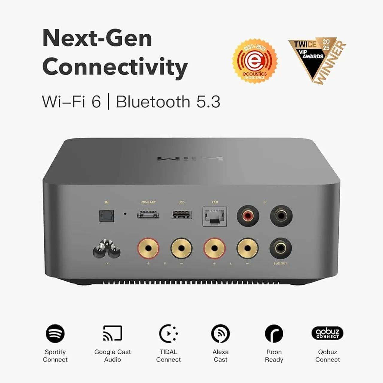 WiiM AMP Ultra - Streamer + Pré + DAC + Amplificador - Foto 2
