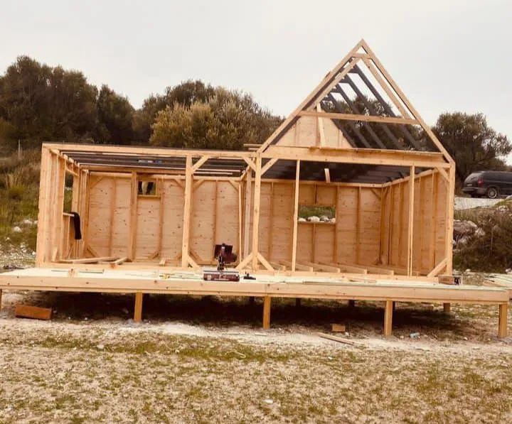 Kit Casa ecológica de madeira - Acabamento impecável - Foto 5