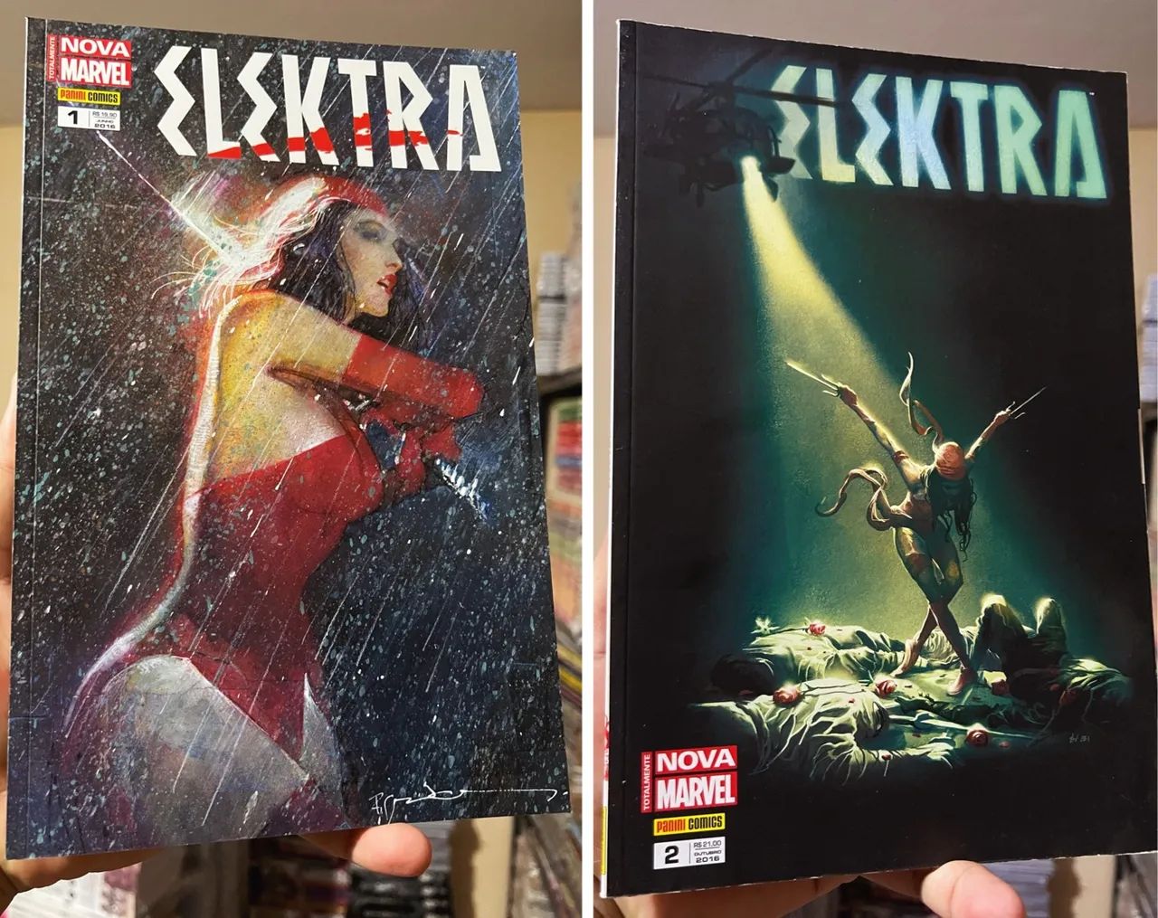 Elektra Nova Marvel Completa Panini 1 e 2 