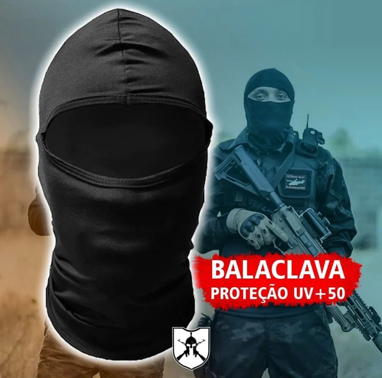 Balaclava Tática - Proteção UV +50