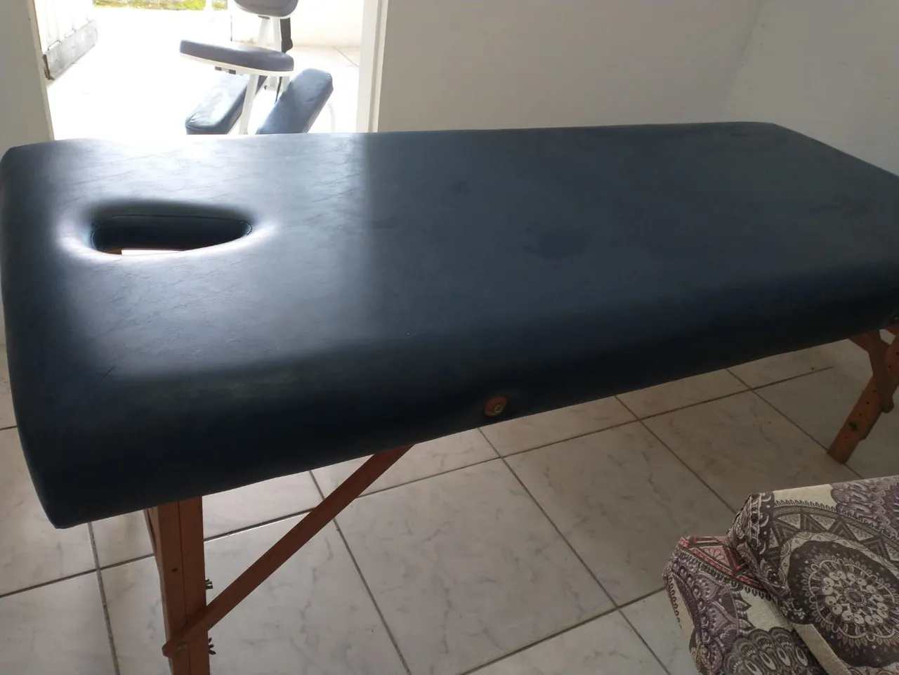 Maca de Massagem Azul fixa