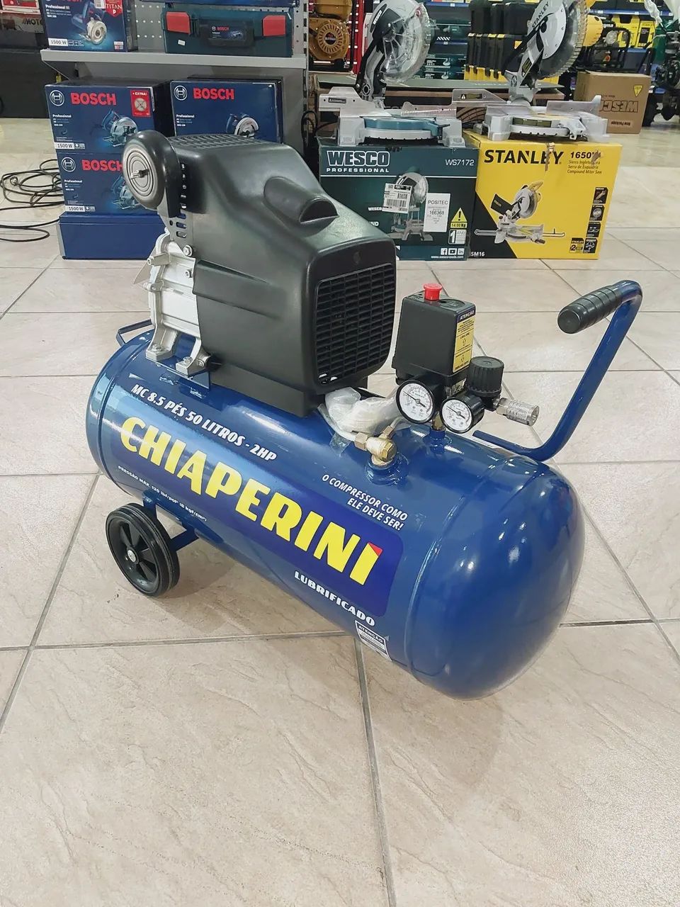 Compressor Chiaperini de 50L 2.0HP 120PSI (Loja) - Foto 2