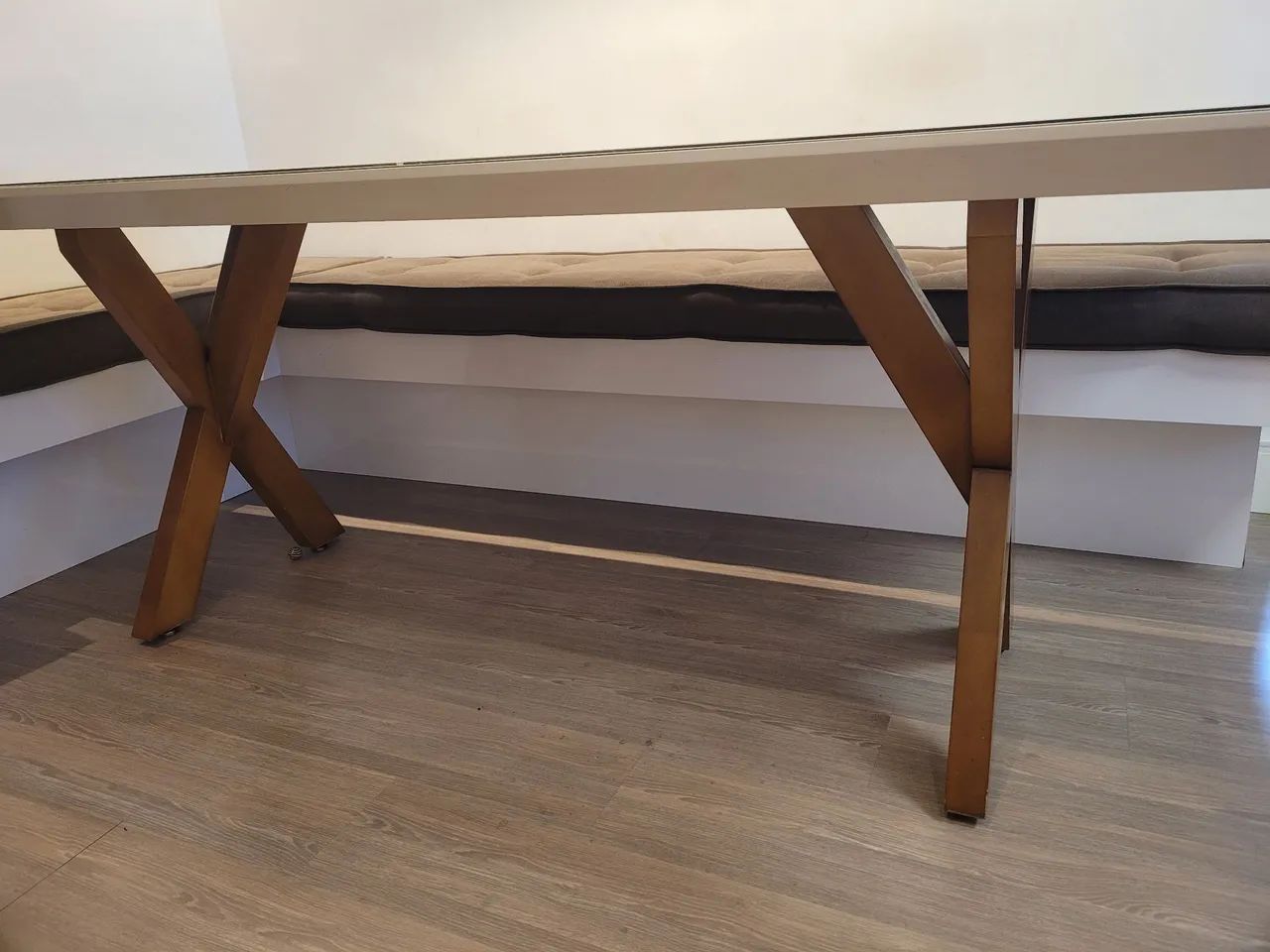 Mesa de Jantar laqueada, pés em X - Foto 2