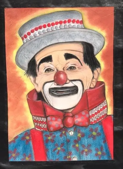 Quadro Decorativo de Palhaço