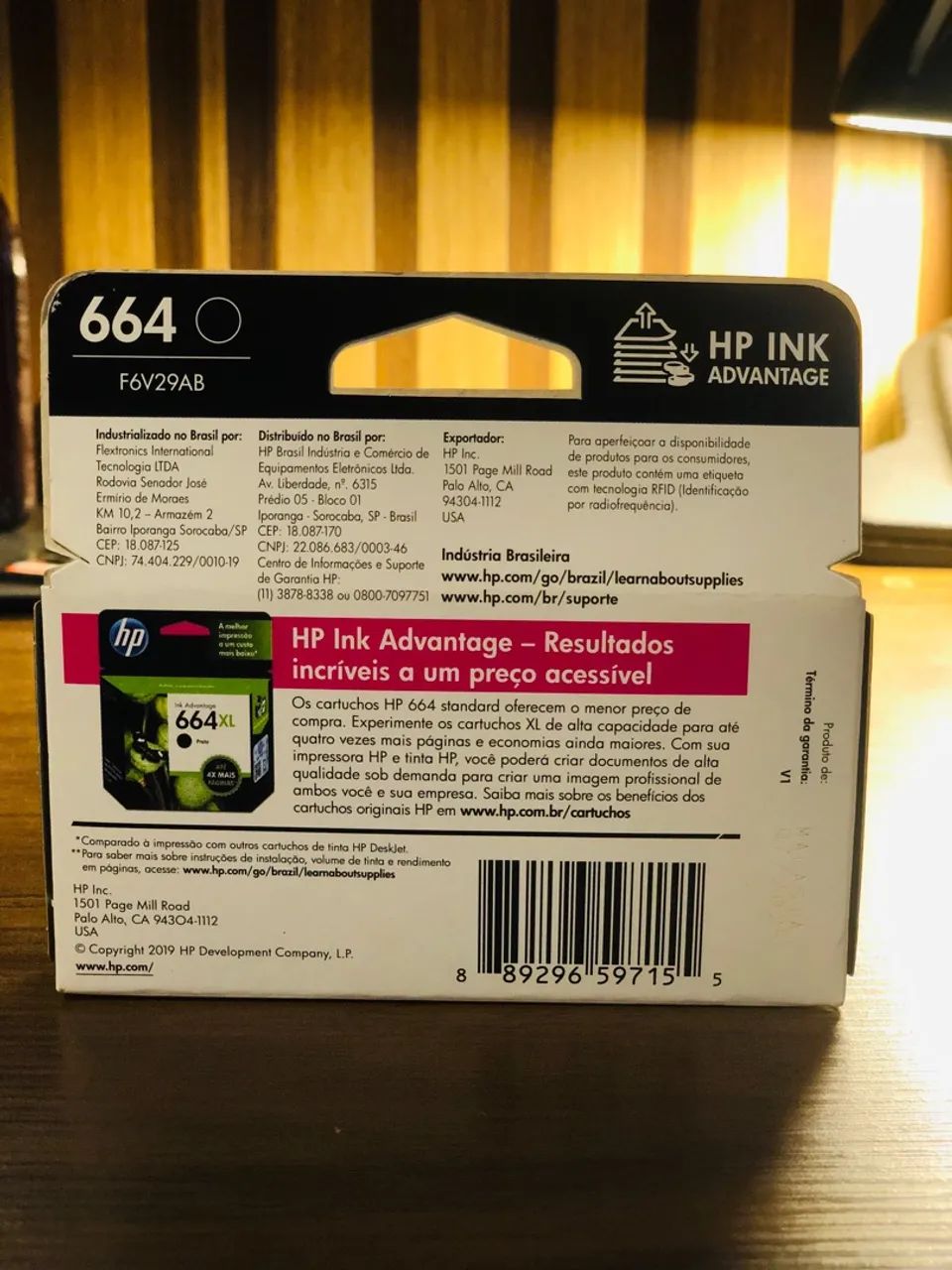 Cartucho HP664 - Preto Original - Foto 4