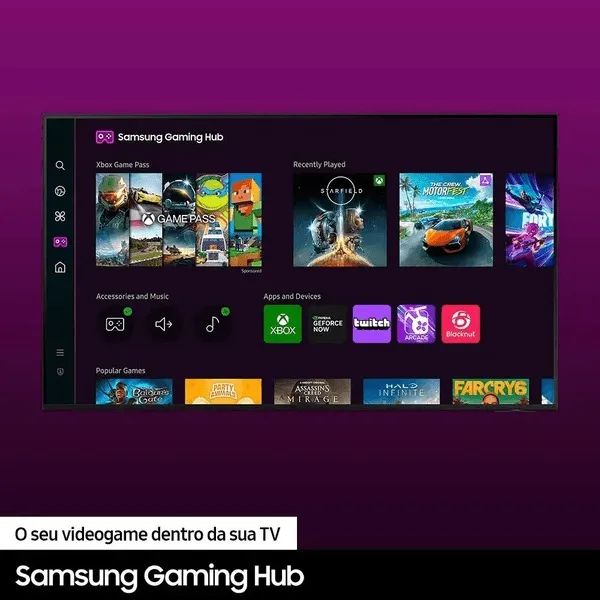 TV Samsung Smart  60? 4K UHD LED 60DU7700 - Wi-Fi Bluetooth Alexa - Foto 3