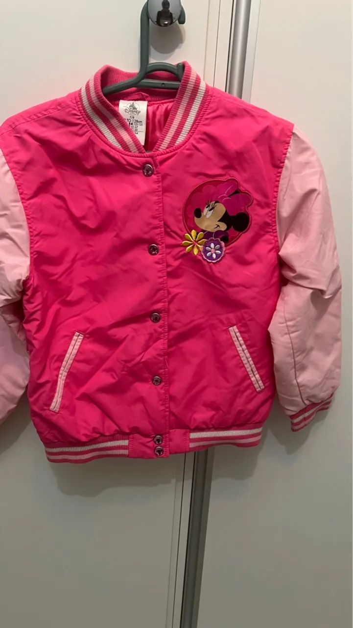 Jaqueta de Moletom Infantil Minnie - Tamanho 7/8 - Foto 3