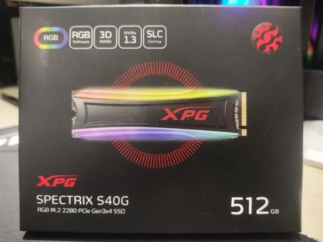 SSD 512gb XPG Spectrix S40g RGB (NVMe M.2) - Foto 5