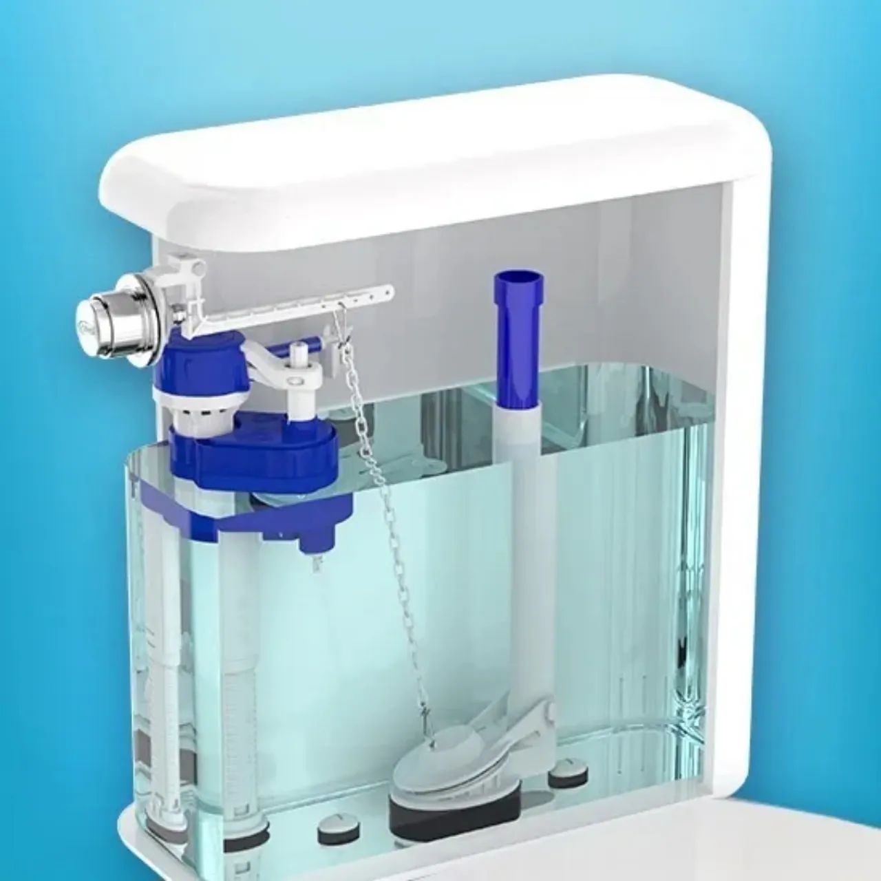 Kit completo Censi para caixa acoplada acionamento lateral  - Foto 2