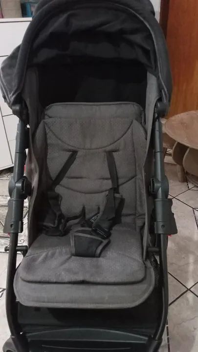 Carrinho + bebê conforto Cosco kids Nexus Travel System (preto mescla) - Foto 2