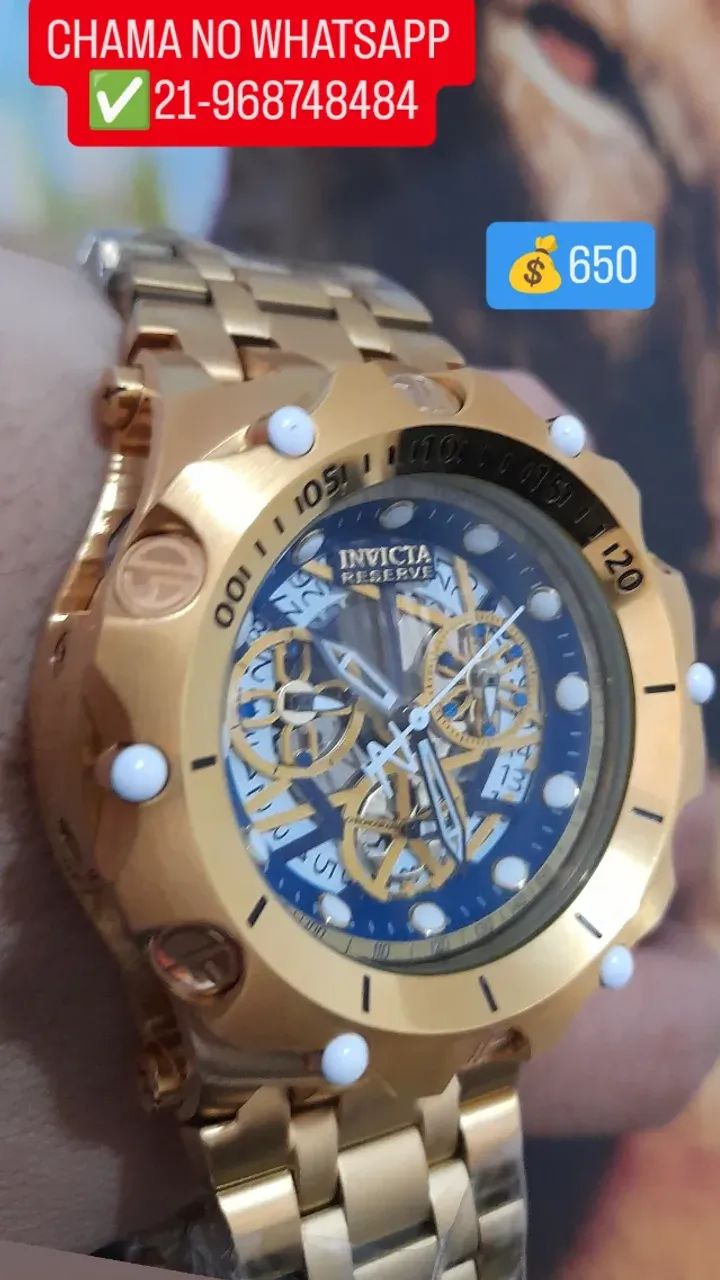 Relógio Invicta Hybrid Reserve  - Novo nunca usado - Foto 3