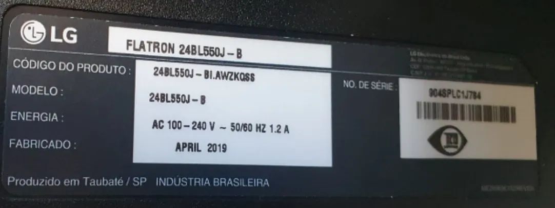 Monitor LED 24 LG, ajuste de altura e rotação - Foto 4