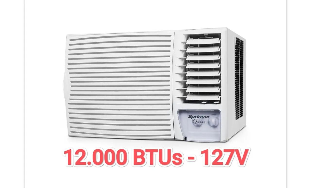Ar Janela Springer Midea 12000 BTUs  + Nota + 1 Ano Garantia+ Cartão 12x!!
