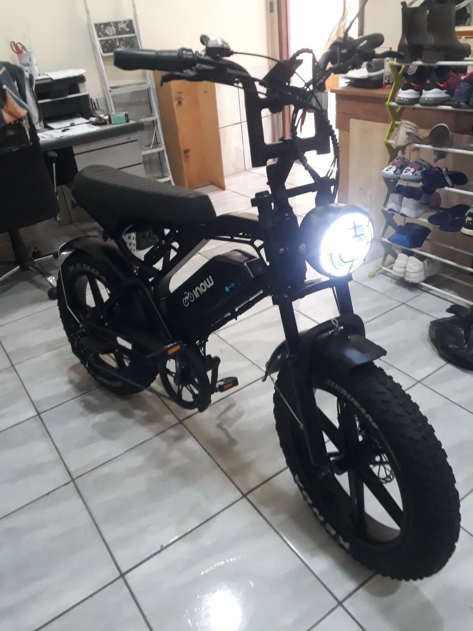 Bicicleta Elétrica INOW V20 Break 2025 muito nova sem nenhum arranhão  - Foto 2