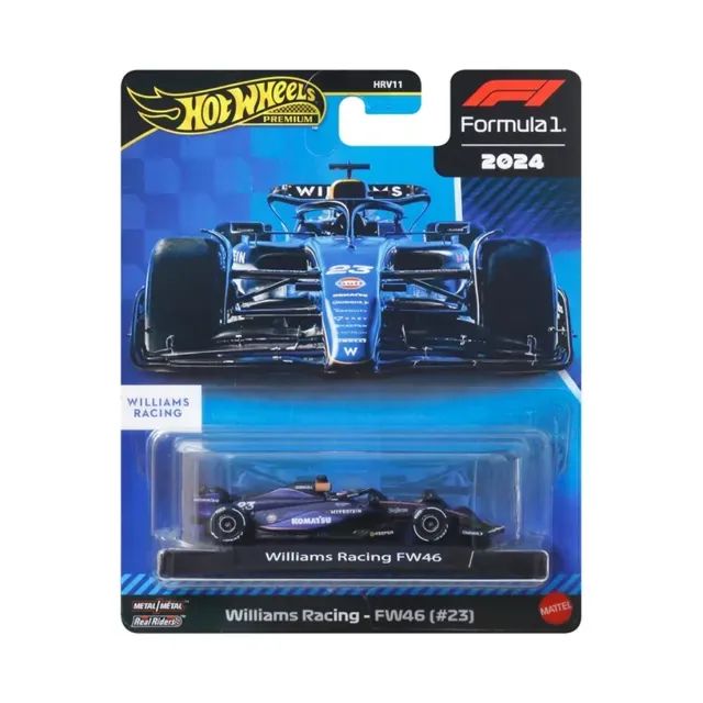 F1 Williams Racing ウィリアムズ　ミニチュア Miniatura Hot Wheels Premium F1 Formula 1 Williams 23 - Hobbies e