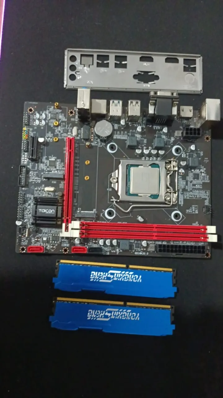 Kit Xeon E1270 V3 Placa Mãe e 16 GB Memória