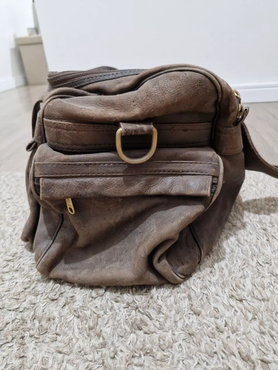 Mala de Viagem em Couro Marrom - Foto 3