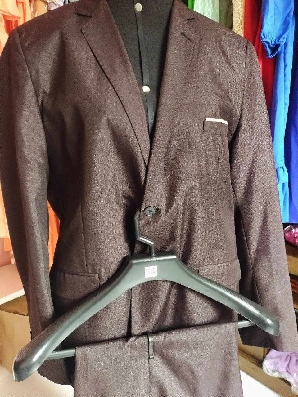 Terno marrom elegante - Conjunto completo