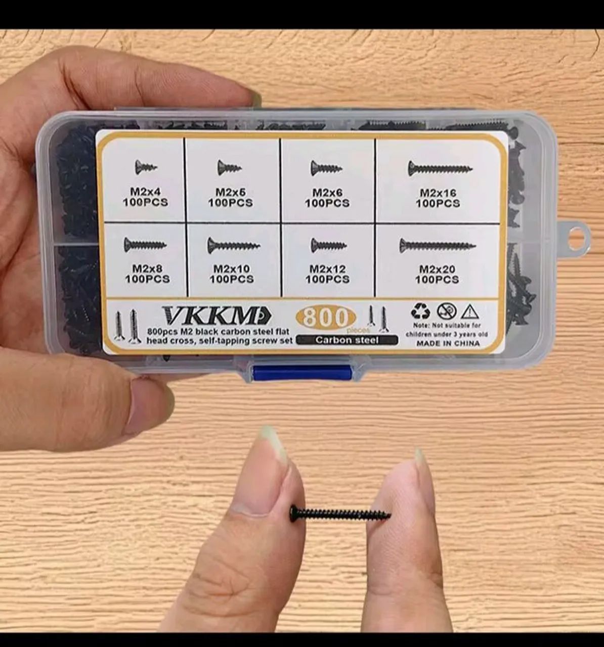 Kit parafusos auto- roscante aço carbono (800 unidades) - Foto 5