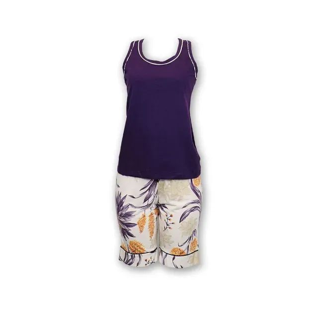 Pijama Curto Bermudoll Feminino Firantela DeMillus 220710  - Novo - Foto 2