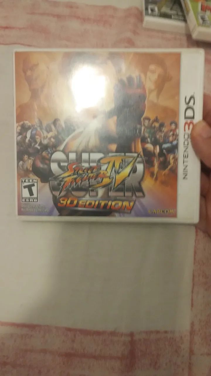 Street figther IV 3d edition jogo nintendo 3ds leia descricao