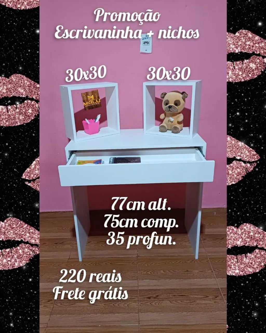 Escrivaninha + nicho 