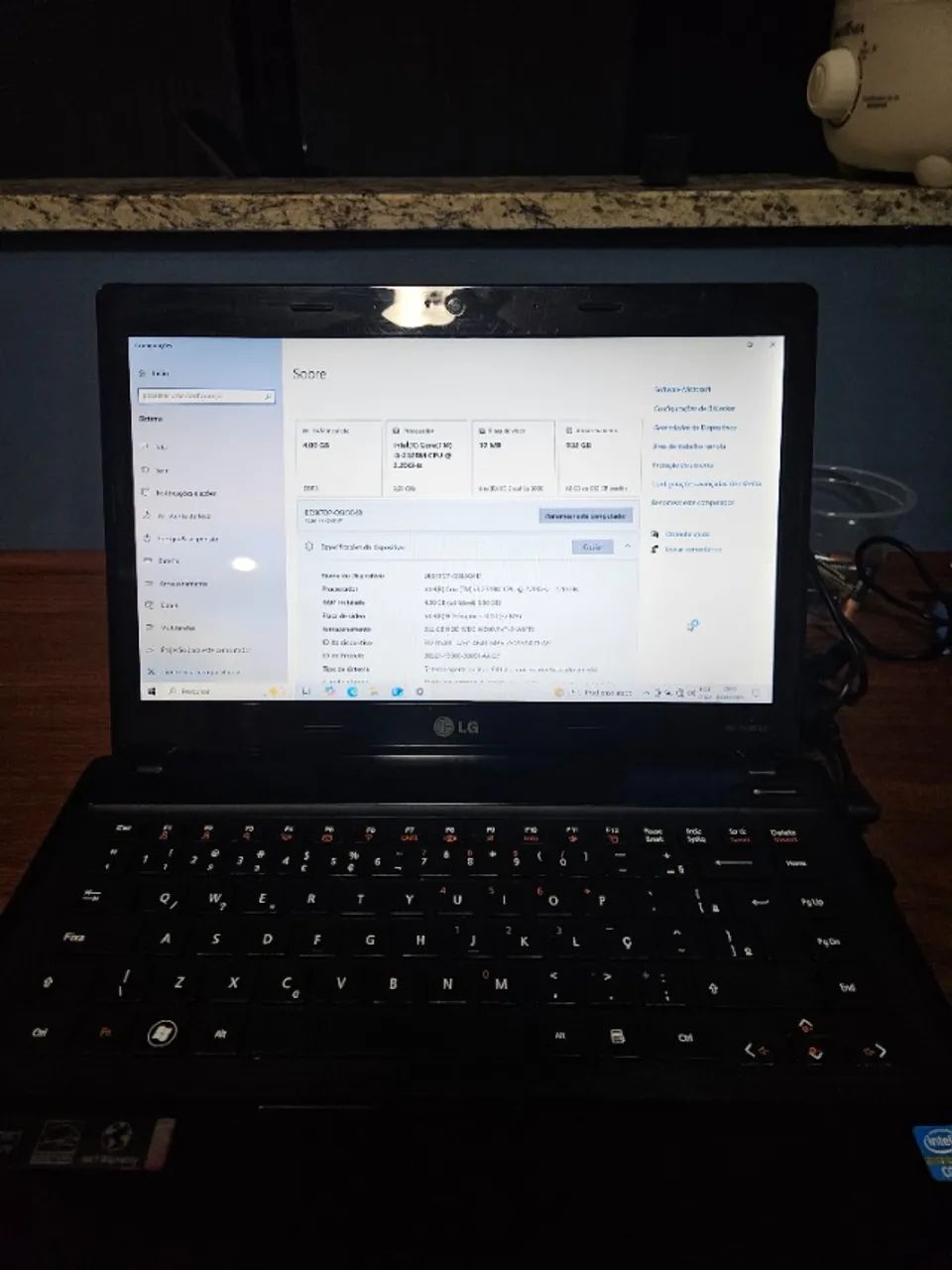 Notebook LG S460
