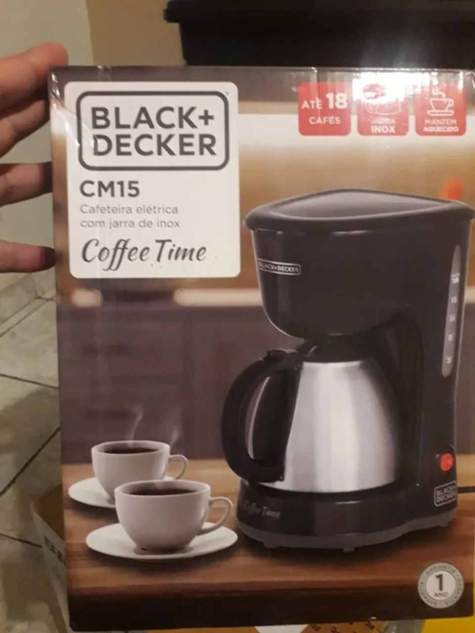 Cafeteira Black+Decker CM15 (sem uso)