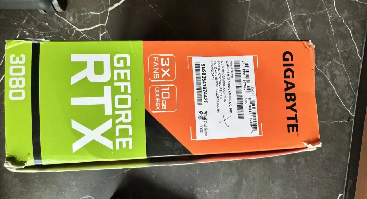 Placa de Vídeo Gigabyte GeForce RTX 3080 GAMING OC 10GB