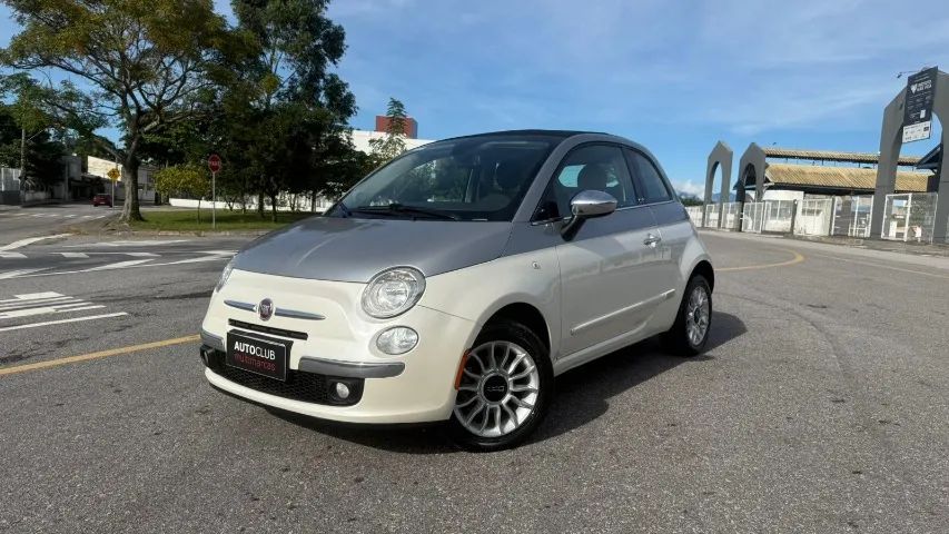 Fiat 500 Cabrio 2014 Automático 6 Marchas Conversível Topp