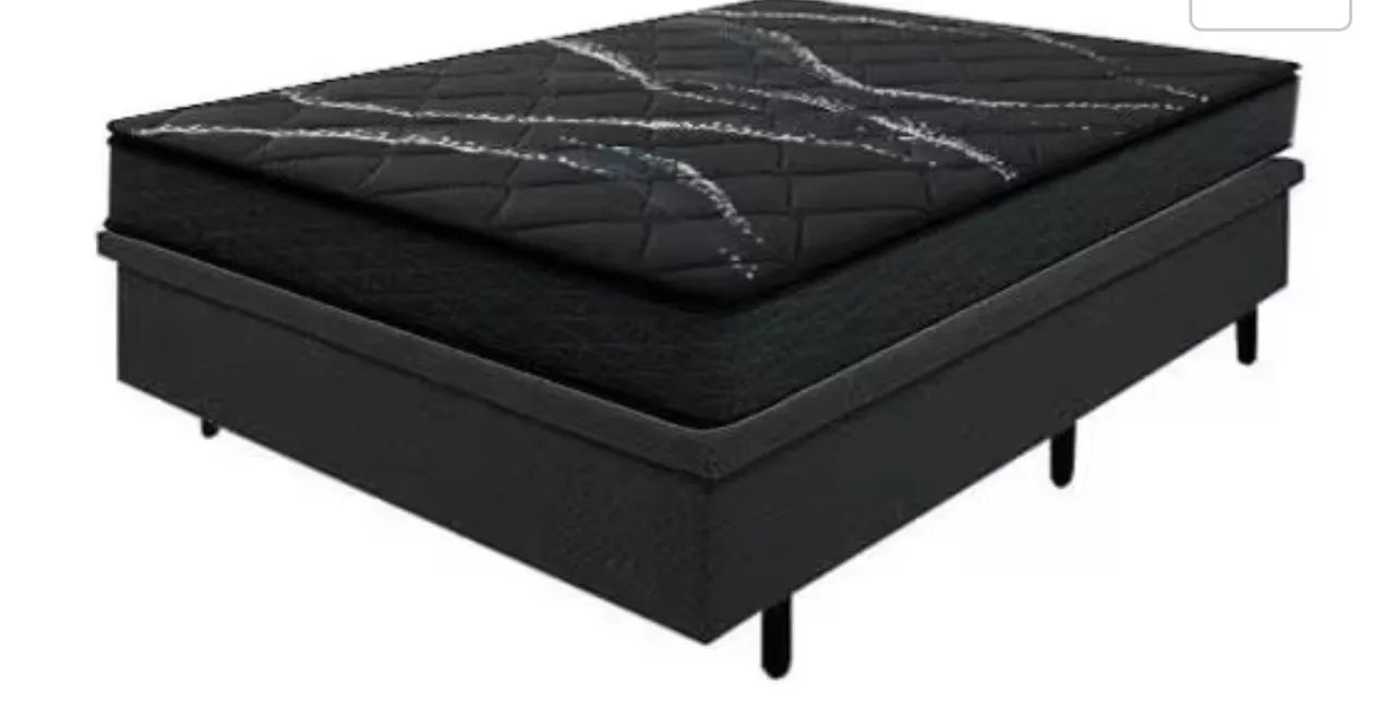   Cama box molas ensacadas 1,98x 1,58 nova 