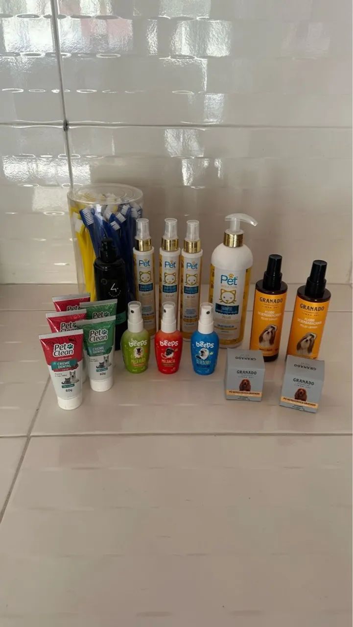 Kit de produtos para banho de cães - Foto 2
