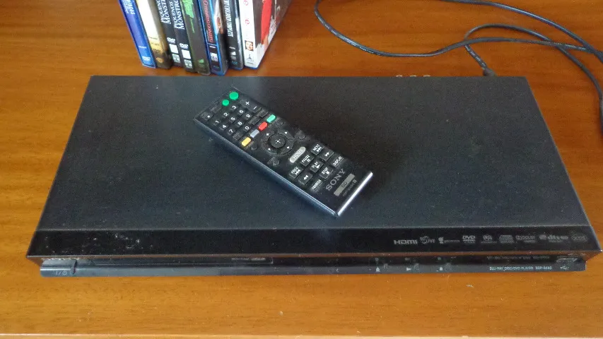 Blu Ray & Dvd Player 3d Sony - Modelo: Bdp-s480 + Filmes (Usado)