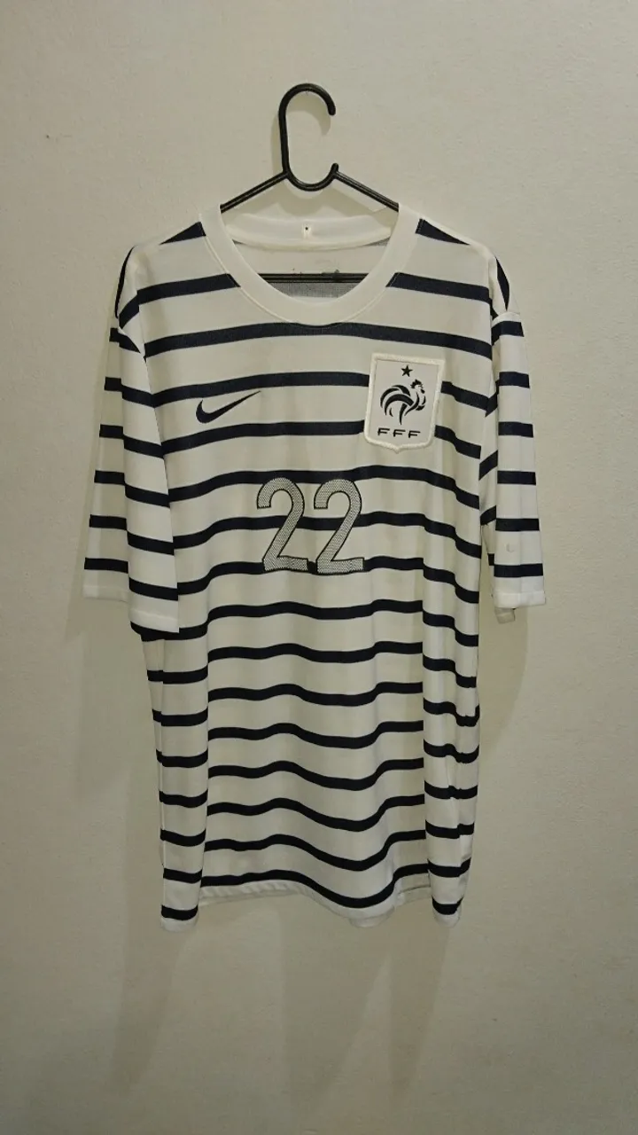 Camisa Seleção França Raríssima 2011 away Ribéry , Mbape, Zidane