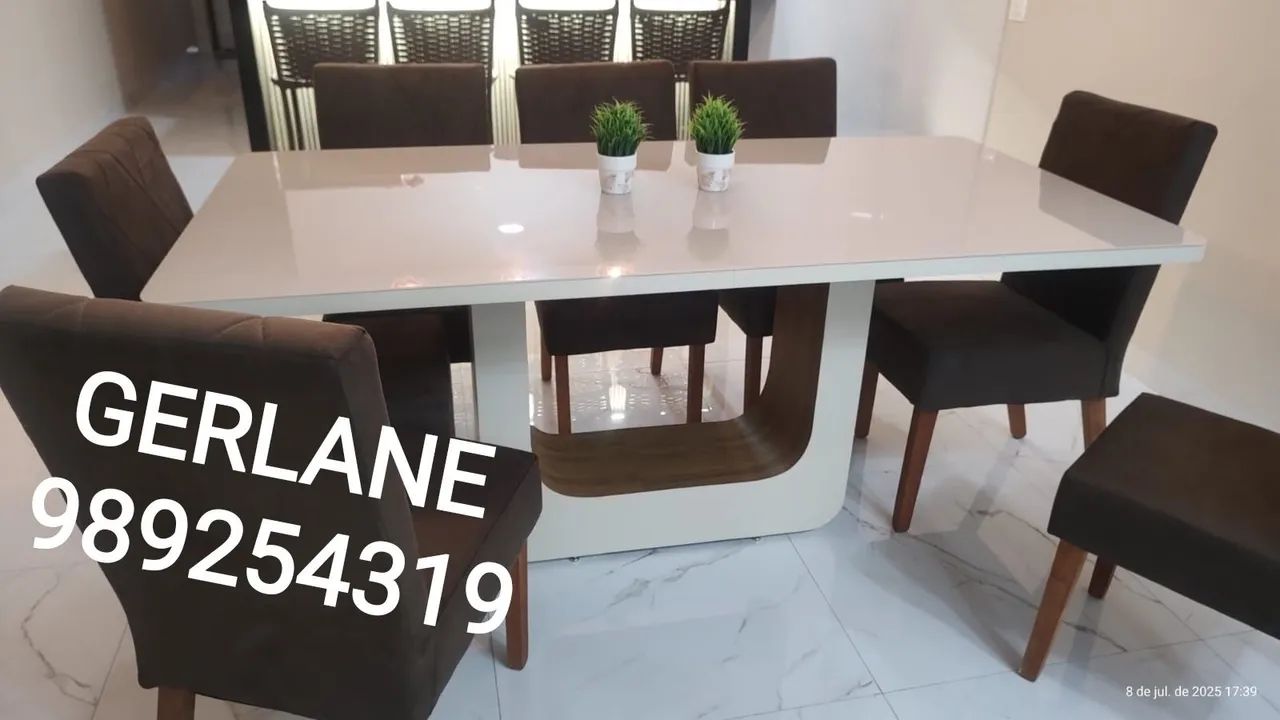 Mesa de Jantar com 4 Cadeiras - Elegância e Conforto - Foto 2