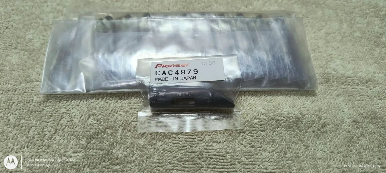 Tecla de volume Pioneer nova deh-536 535 636.