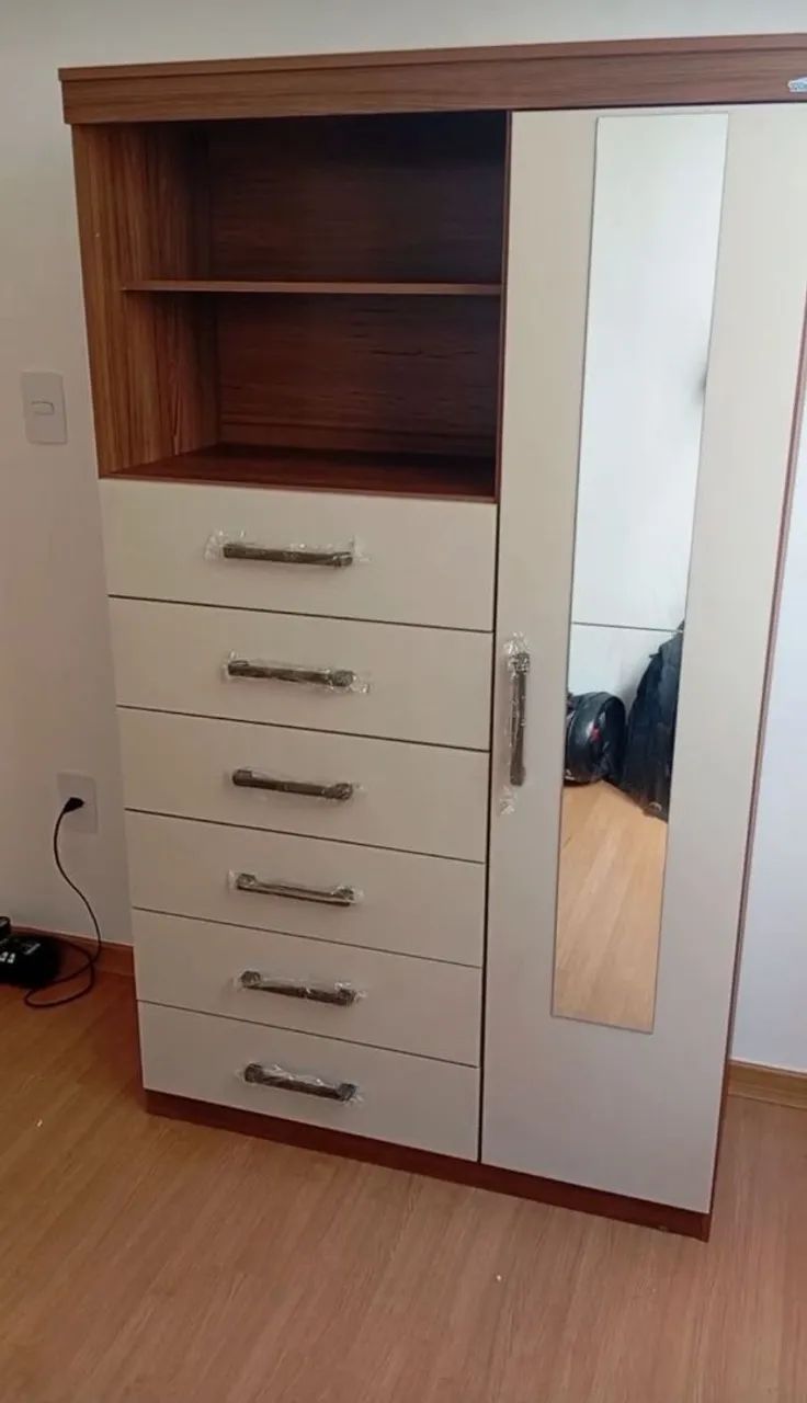 Cômoda Marabá 6 Gavetas Na Promoção. Entrega É Montagem Grátis Loja R&L Moveis  - Foto 2