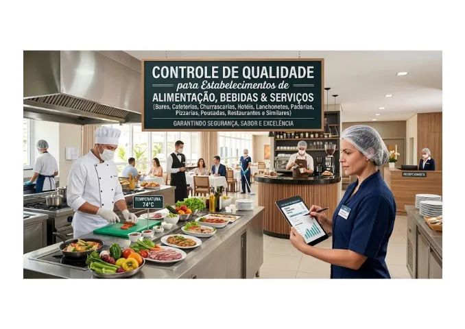 CONTROLE DE QUALIDADE - ALIMENTAÇÃO E BEBIDAS.