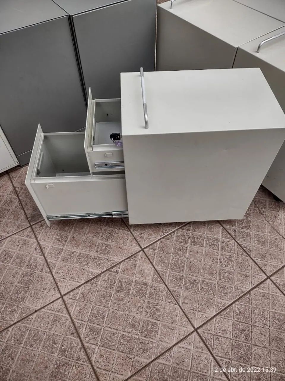 GAVETEIRO SECURIT - metal, 2 gavetas