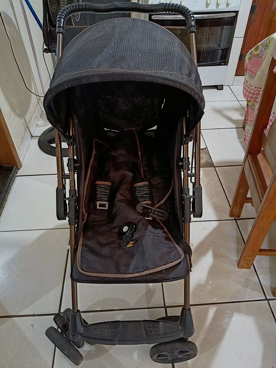 Carrinho de bebê e brinde