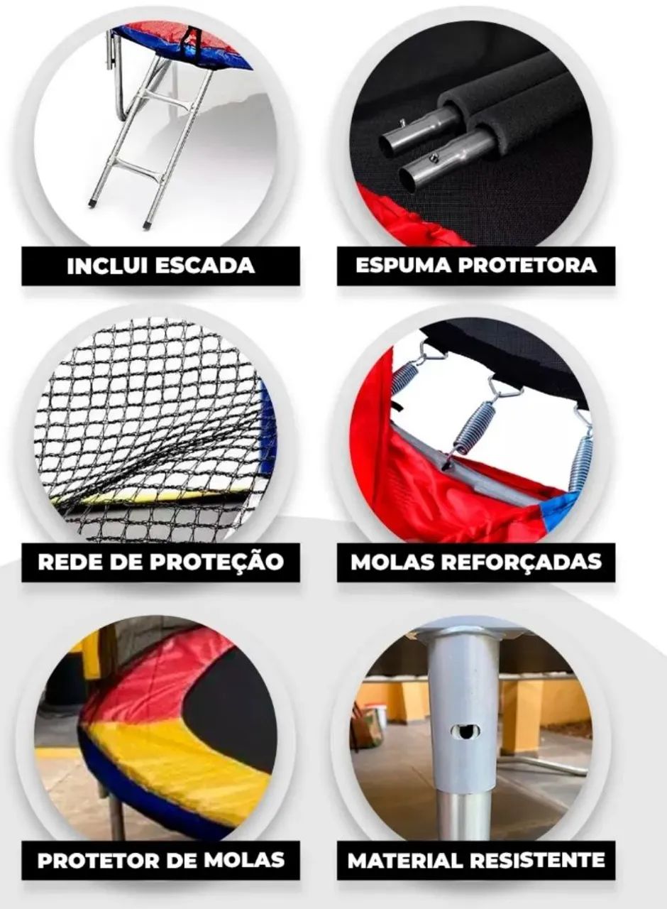 Cama elástica Pula-pula - Foto 5