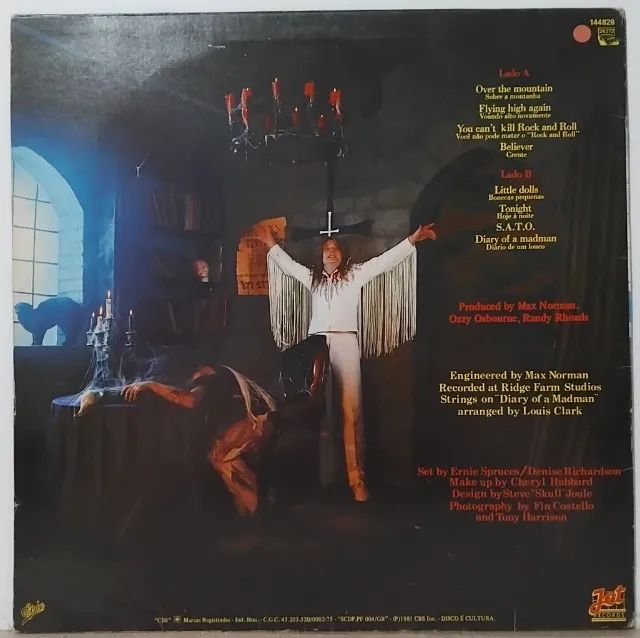 Lp - Ozzy Osbourne - Diary Of A Madman - 1981 - Foto 2