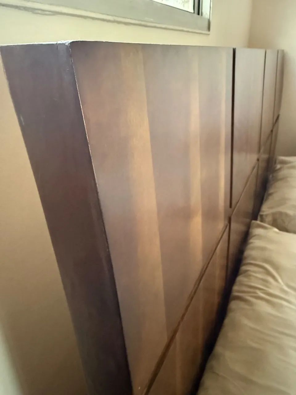 Vendo Cama Casal em madeira  - Foto 4