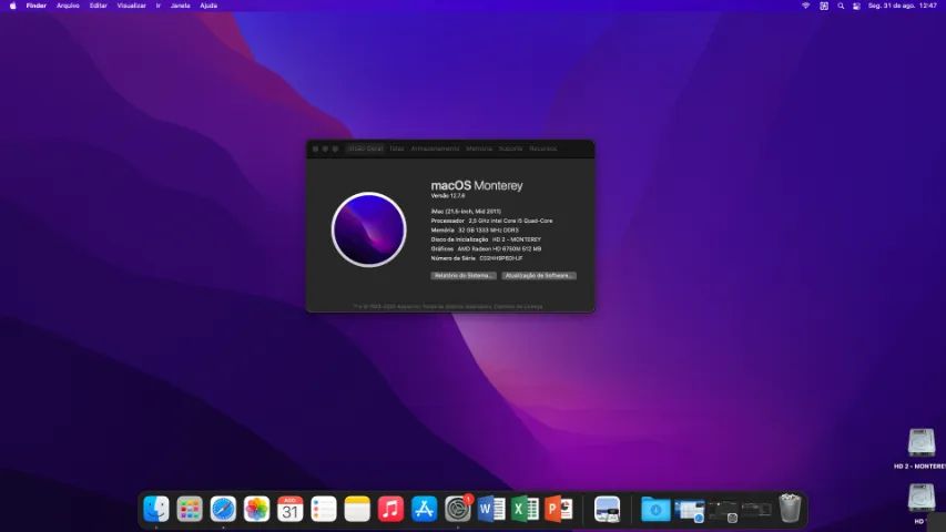 iMac 2011 - 21 polegadas - i5 - 32GB ram - SSD 500GB - Foto 2