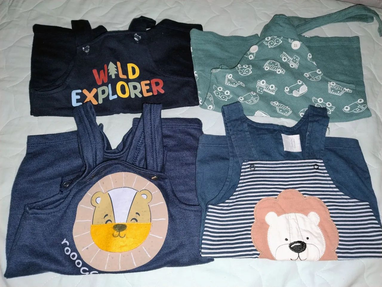 Lote de roupas bebê menino